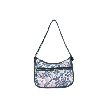 LeSportsac Polyester Crossbody Bag Shoulder Bag Women's White Crane And Rose