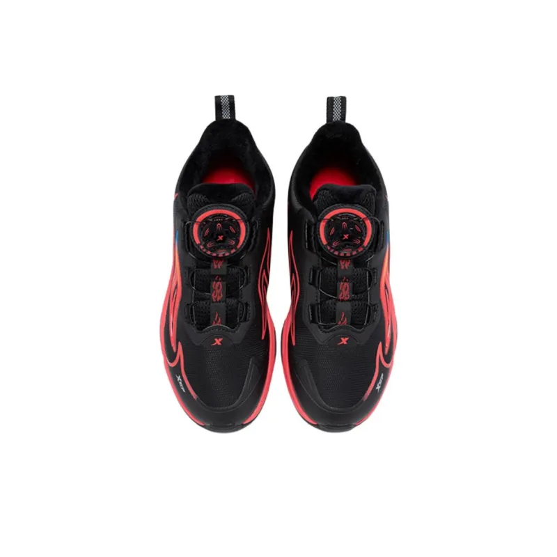 XTEP Anti-Kick Cushioning Low-Top Kids Lifestyle Shoes Red Black Kids'-2