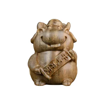 Tianzong Green Sandalwood Wooden Ornaments Unisex