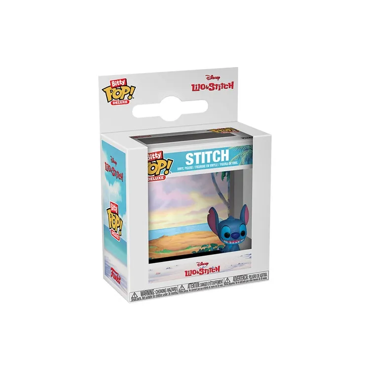 Funko x Disney Bitty Pop! Deluxe Deluxe Version Beach Stitch Chibi Figures-1