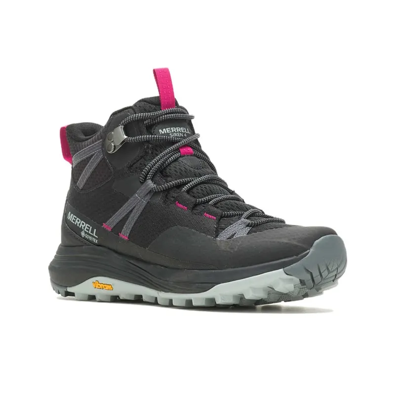 MERRELL Siren 4 Anti-Slip Wear-Resistant Mid-Top Outdoor Shoes Women's Black-2