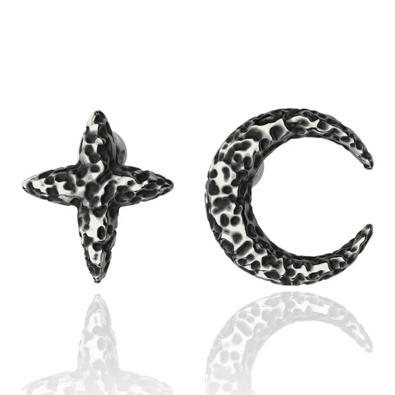 ICEGANG S925 Silver Stud Earrings Unisex-0