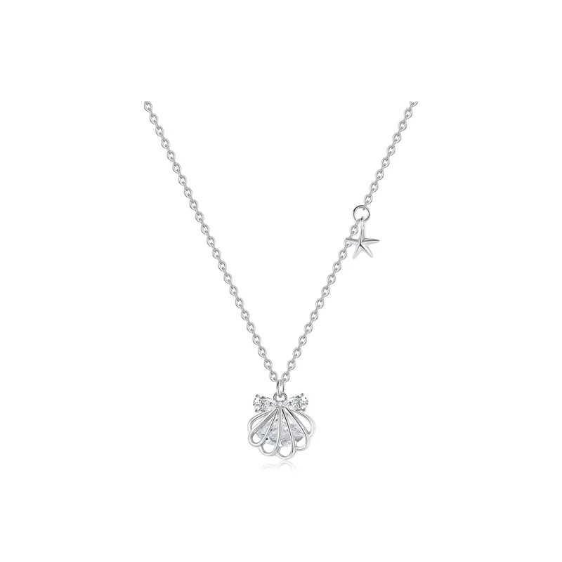 Old Fu Gold 999 Fine Silver Sterling Silver Necklace Women's-0