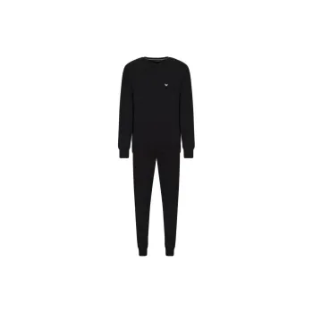EMPORIO ARMANI SS23 Pajama Set Men's Black