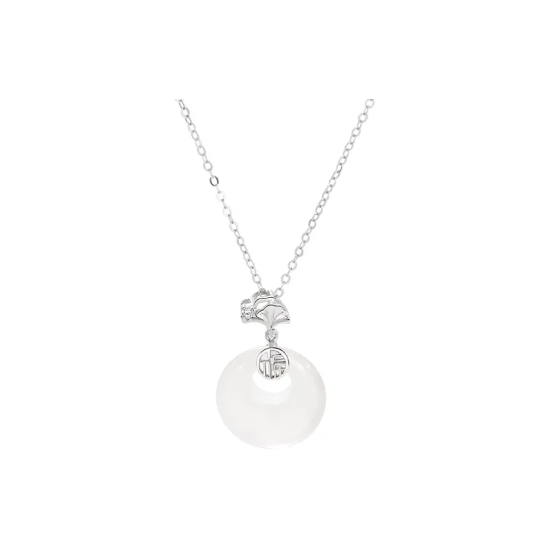 Suddenly Lucky Chalcedony Necklaces Women's-0