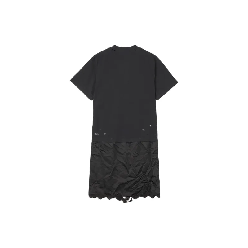 Balenciaga SS22 Short Sleeved Dress Women's Black-1