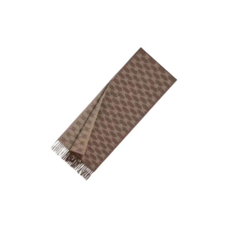CELINE Scarf In Monogram Cashmere-4