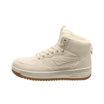 KangaROOS Anti Slip Wear Resistant Mid Top Casual Shoes Women's Beige