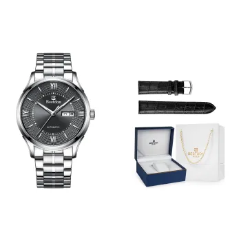 Bestdon Automatic Mechanical Movement Watch Men's Watches Black Dial