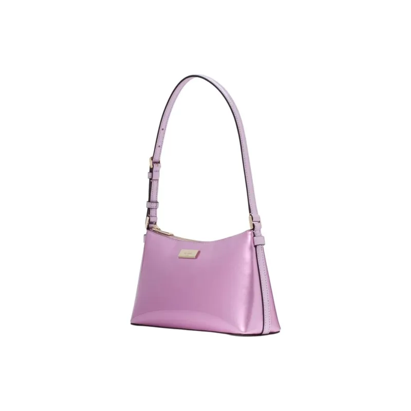 Kate Spade Patent Leather Handbag Shoulder Bag Small Size Women's Quartz Pink-1