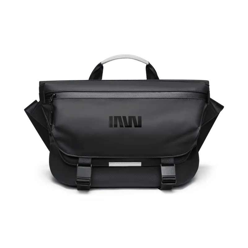 SEPTWOLVES Artificial Leather Everyday Commute Back Crossbody Bag QPL Regular Men's Black-0