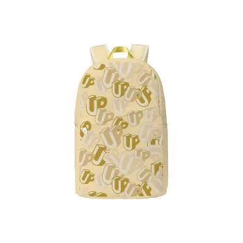 TURN UP Polyester Backpack Regular Unisex Yellow