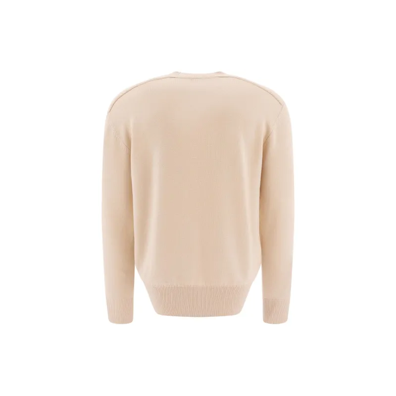 Burberry Logo Patch Crewneck Knitted Jumper-1