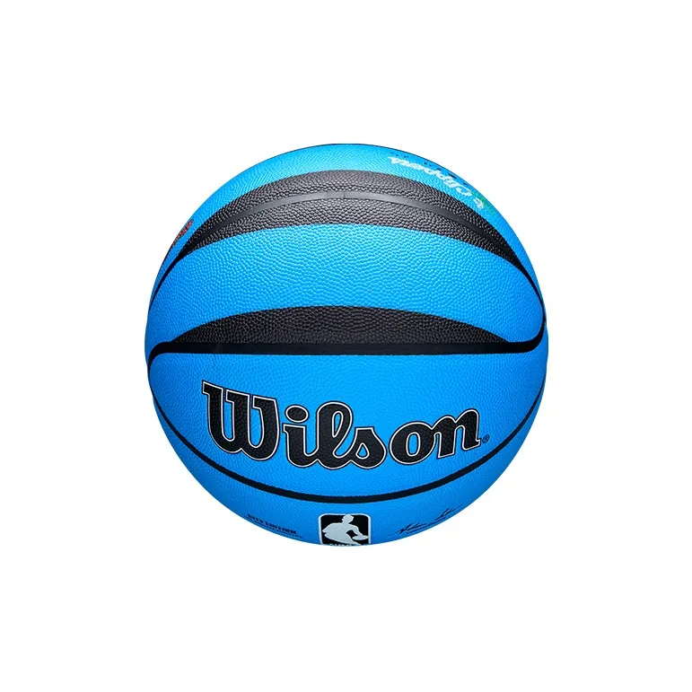 Wilson NBA City Series PU Basketball Blue Size 7 Ball Competition Unisex-4