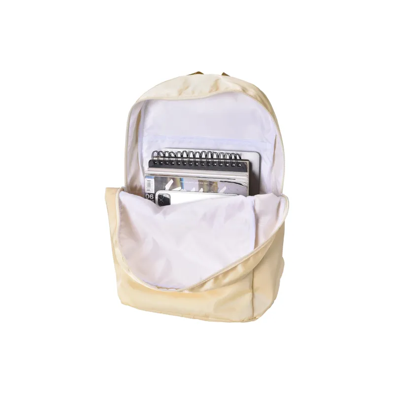 TURN UP Polyester Backpack Regular Unisex Yellow-3