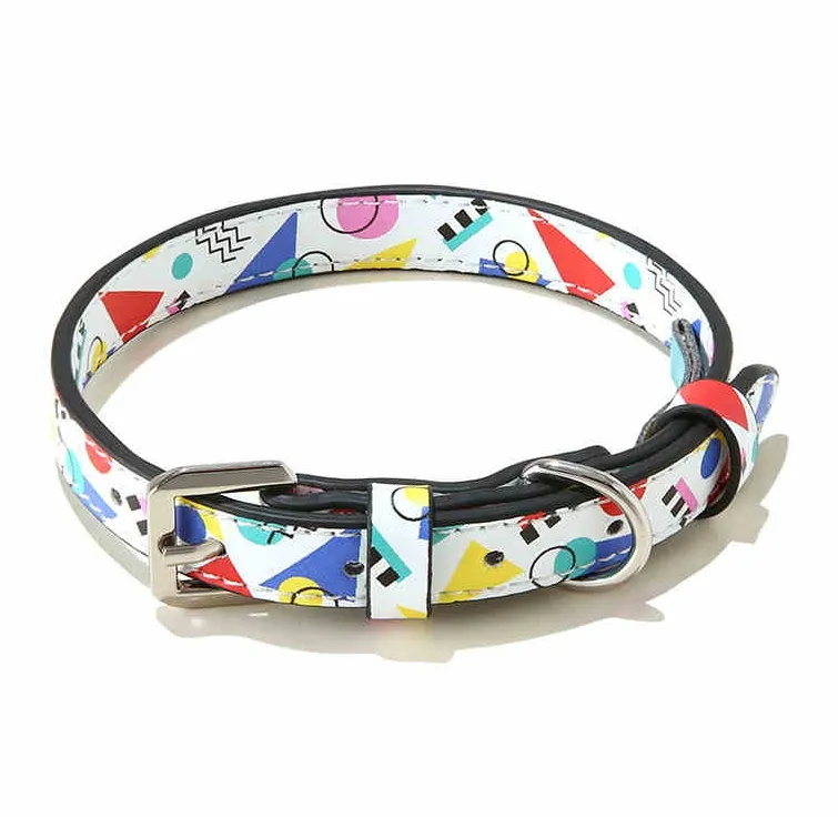 UFBemo Dog & Cat Collars, Memphis Collection PU Print Kitten Collar-5