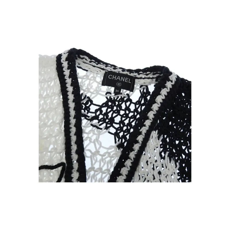 CHANEL Knitwear Women's Black White-5