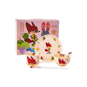 Disney Couple's Furniture Kitchen Tableware High-Value Ceramic Bowls Gift For Couples
