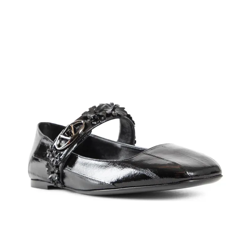 Valentino Vlogo Casual Single Shoes Women's Black-2