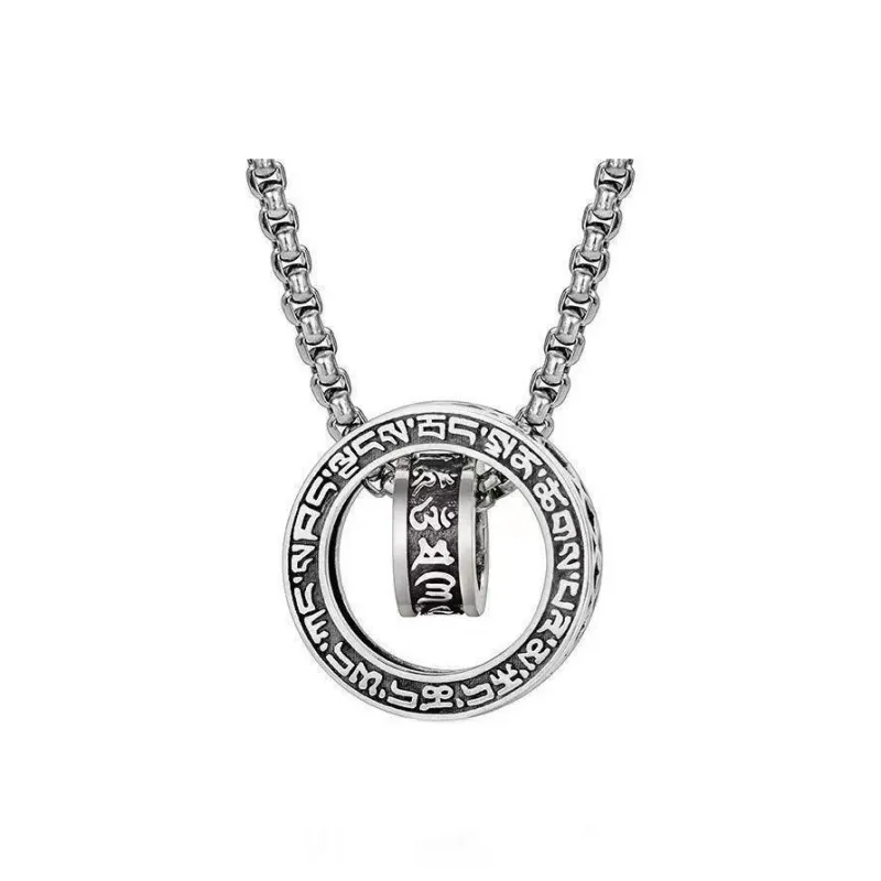 Happy Tide Titanium Steel Necklaces Women's-0