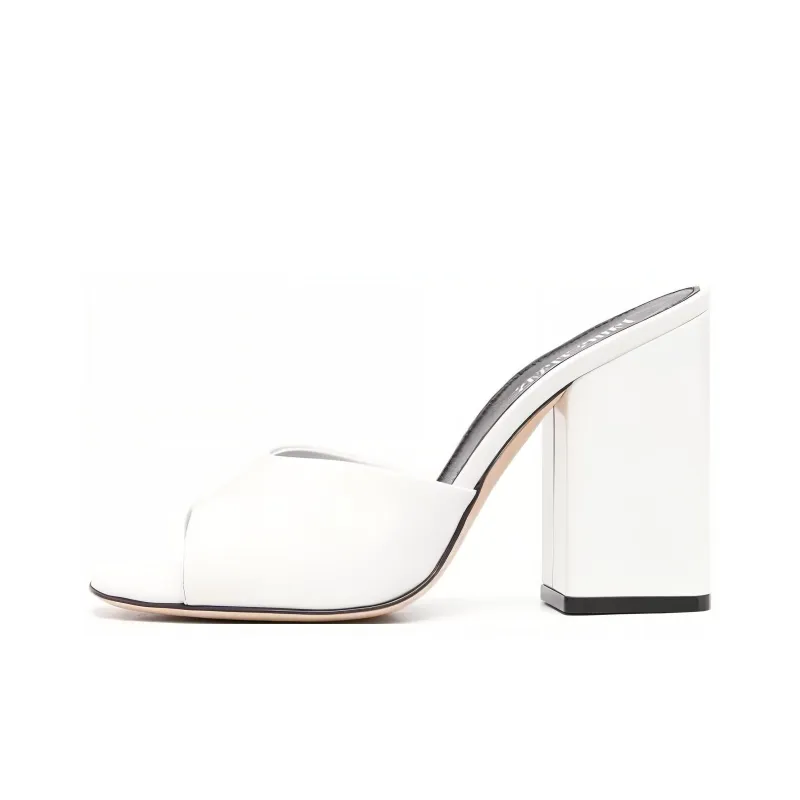 Paris Texas Anja 105mm Leather Mules-0
