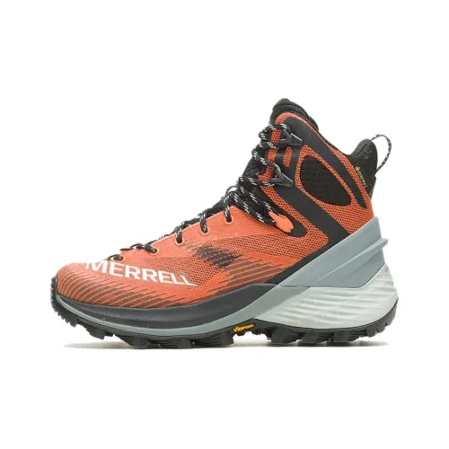 MERRELL Wear Resistant Slip Resistant Short Outdoor Boots Women's Orange