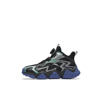 Antakids Rock Slip Resistant, Abrasion Resistant, Thermal Mid Top Kids Lifestyle Shoes Black Green Kids'