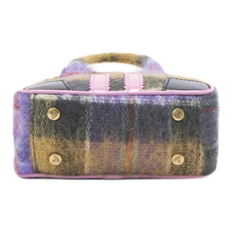 Vivienne Westwood Mohair Crossbody One Shoulder Handbag Mini Women's Multicolor-3