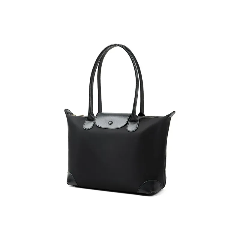 Teenmix Nylon Fabric Shoulder Bag Tote Dumpling Bag Trumpets Women's Blue/Khaki/Black-20