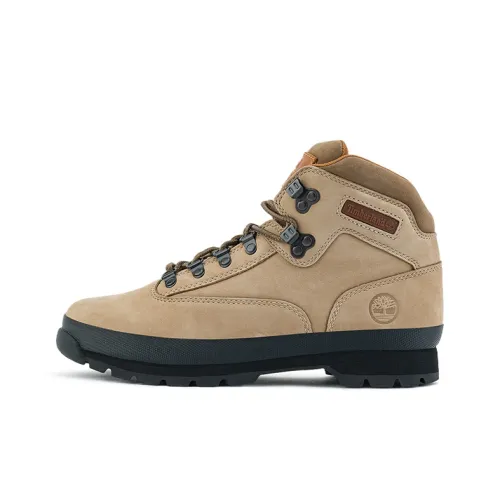 Timberland Wear Resistant Mid Top Trekking Shoes Men's Medium Beige