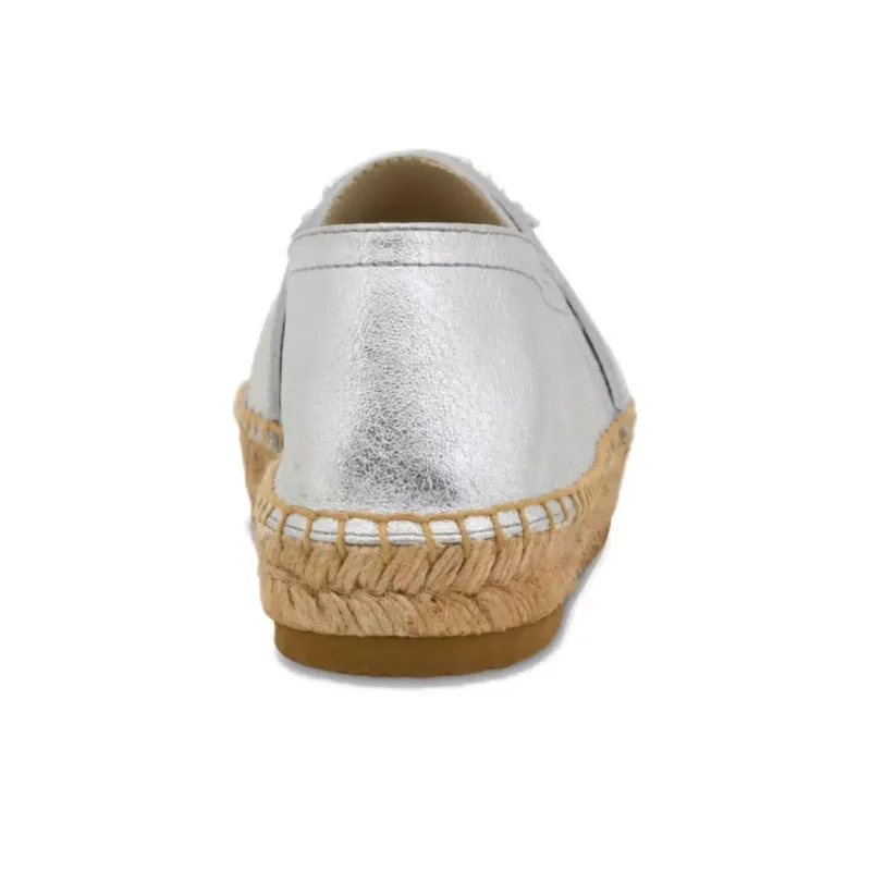 MOSCHINO Logo-lettering Leather Espadrilles-4