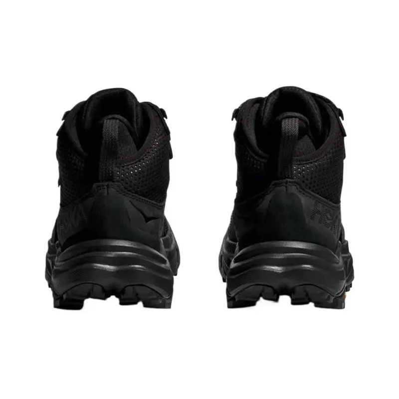 HOKA ONE ONE Anacapa 2 Wear Resistant Waterproof Breathable Impact Resistant Grip Mid Top Trekking Shoes Unisex Black-4