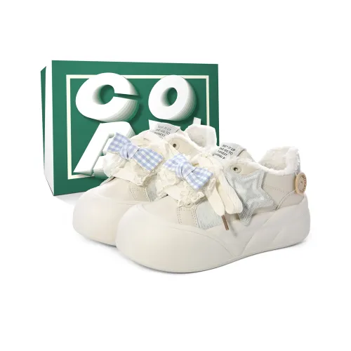 Cob Warm Anti Slip And Wear Resistant Low Top Skateboard Shoes Women's