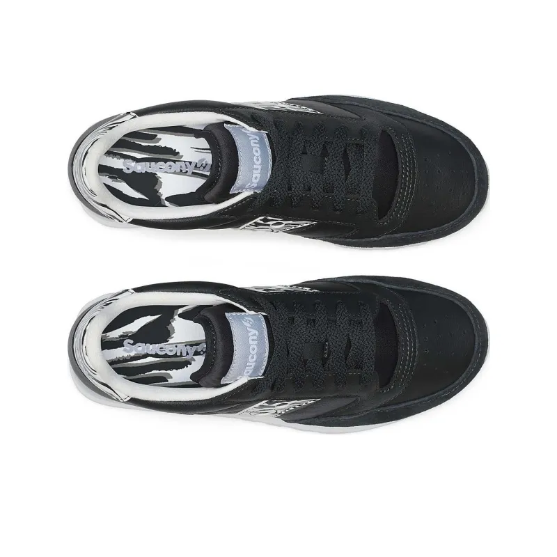 Saucony Jazz Triple Anti Slip Wear Resistant Low Top Casual Shoes Women's Black-3