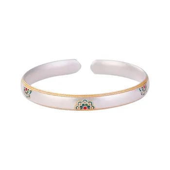 KING SIZE JEWELRY 999 Fine Silver Sterling Silver Bracelets Women's