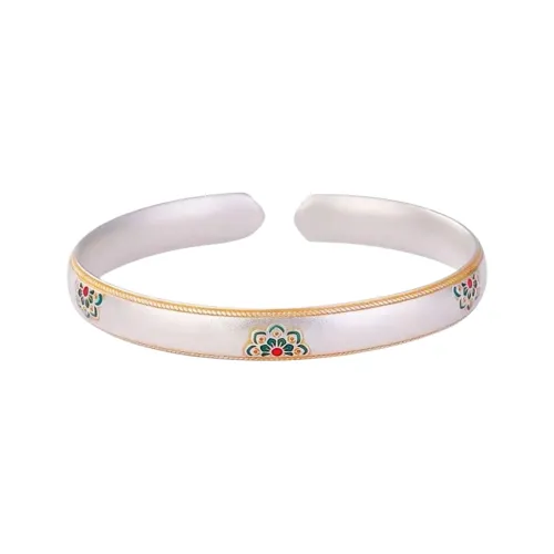 KING SIZE JEWELRY 999 Fine Silver Sterling Silver Bracelets Women's