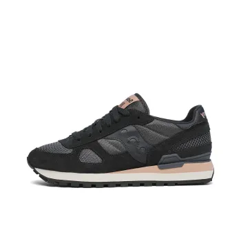 Saucony Shadow Original Anti Slip Wear Resistant Low Top Training Shoes Women's Black