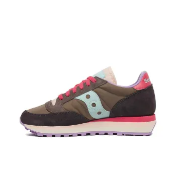 Saucony Jazz Triple Anti-Slip Wear-Resistant Low-Top Casual Shoes Women's Brown