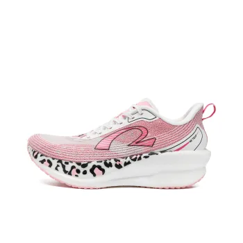 NEIERKE Low Top Supercritical Midsole Running Shoes Unisex Leopard Shadows Among Flowers