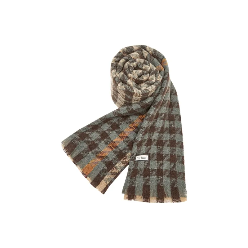 Narandu Polyester Knit Scarves Women's Haze Green-0