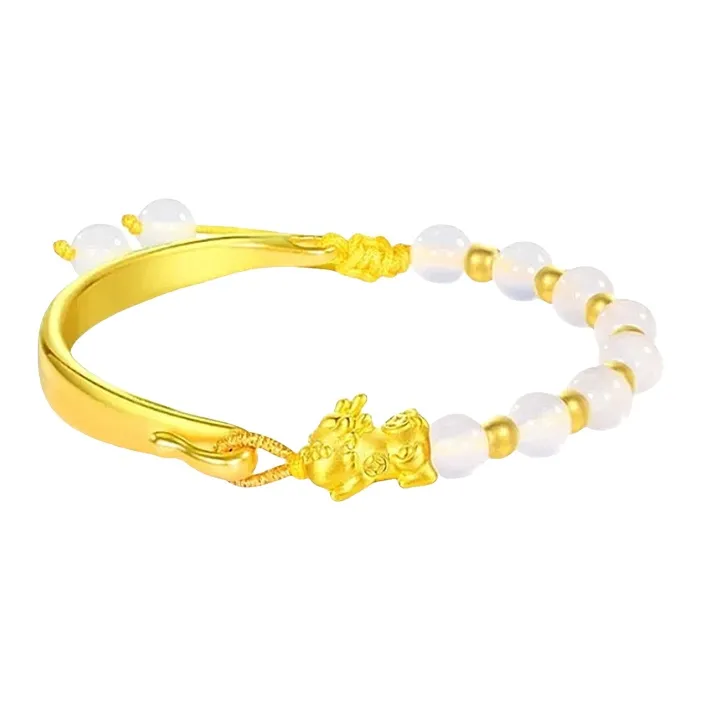 Lao Feng Xiang Gold Bracelet Women's-0