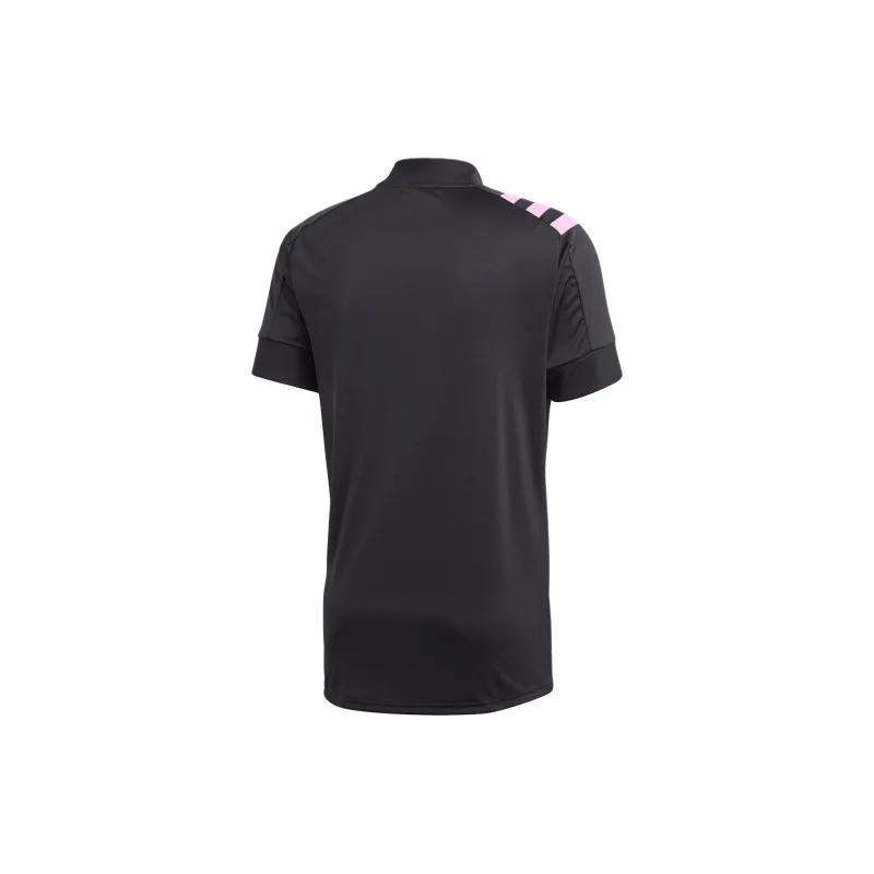 Adidas Miami International AEROREADY Soccer Jerseys Men's Black/Transparent Pink-1