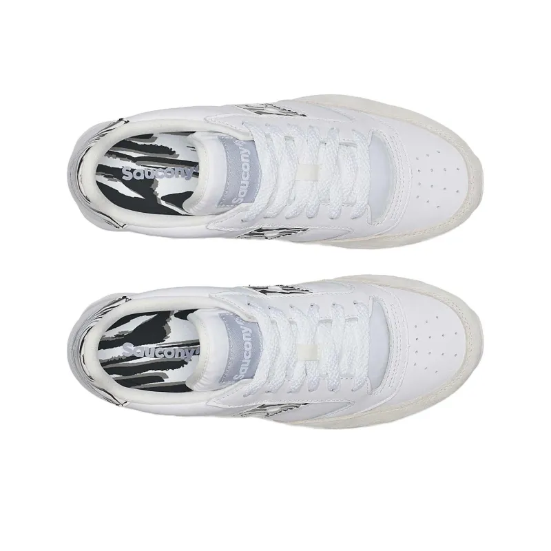 Saucony Jazz Triple Anti Slip Wear Resistant Low Top Casual Shoes Women's White-3