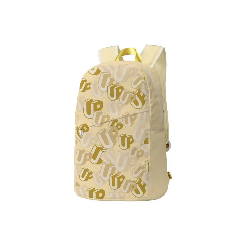 TURN UP Polyester Backpack Regular Unisex Yellow-1