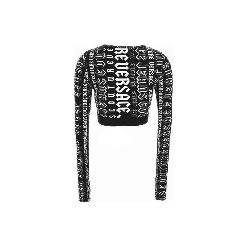 VERSACE JEANS COUTURE Logomania Crop Top-1