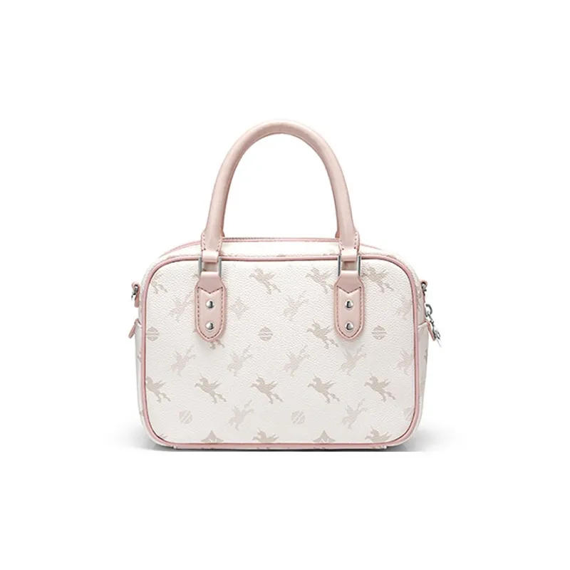 NUCELLE PVC Boston Mini Shoulder Bag Toast Bag Crossbody Bag Handbag Women's Multicolor-13