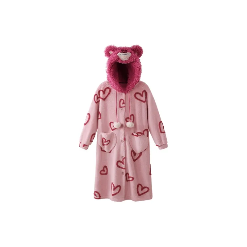 JINGYUN x Disney Pajama Robe Women's Red-0