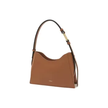 Furla Leather Handbag Shoulder Bag Women's Brandy