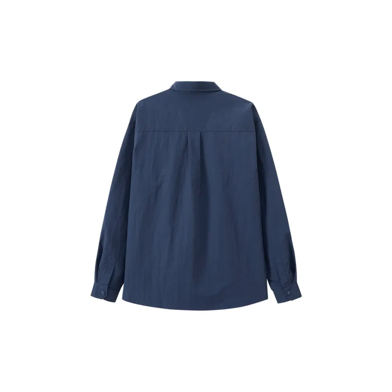 ONIARAI Shirts Men Navy Blue-1
