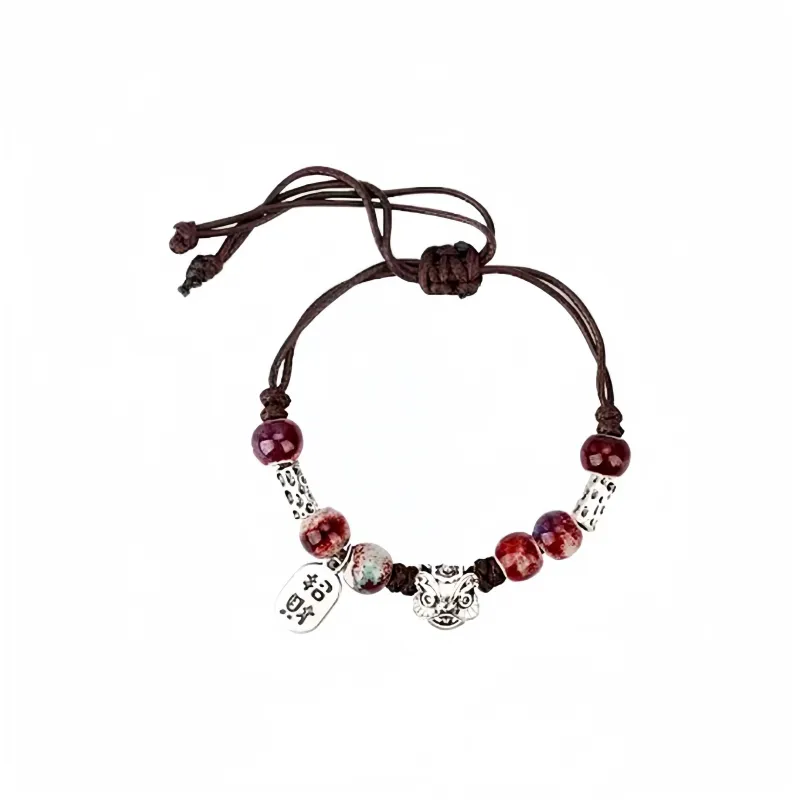 CANDY PLANET Colored Glaze Bracelets Unisex-2